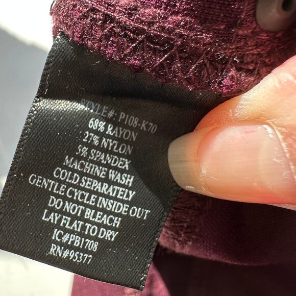 Sanctuary Eggplant Purple Pull On Jegging Legging Small - Picture 9 of 13